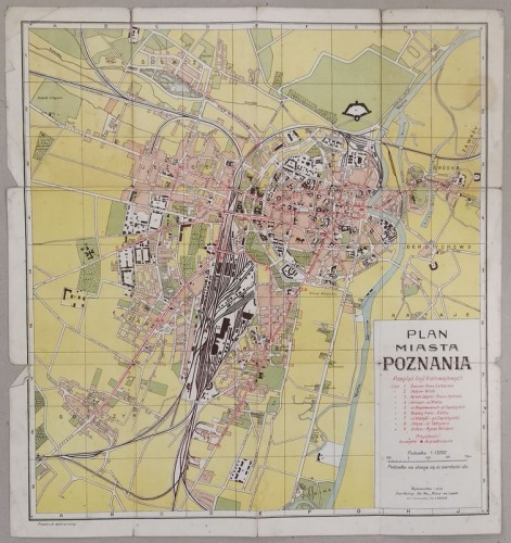 Plan Miasta Poznania, [Romer, ok. 1920]