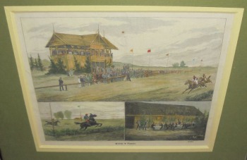 Pławno - wyścigi konne z 1881 roku, wg. J. Rosena