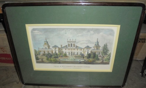 Warszawa - pałac w Wilanowie wg rys. A.Gryglewskiego