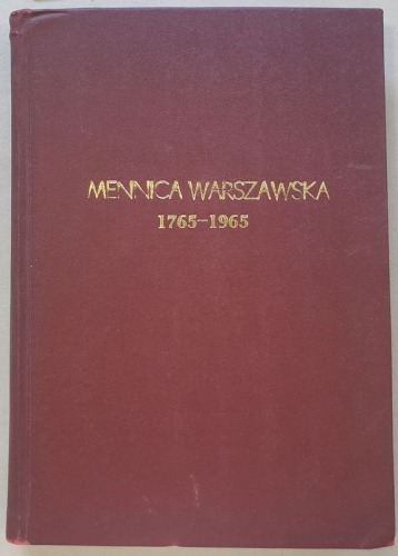 Władysław Terlecki, Mennica Warszawska 1765 – 1965